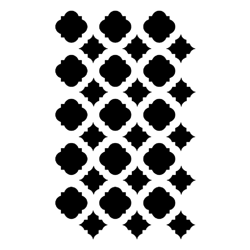 شابلون باتیس آرت طرح اسلیمی کد 102