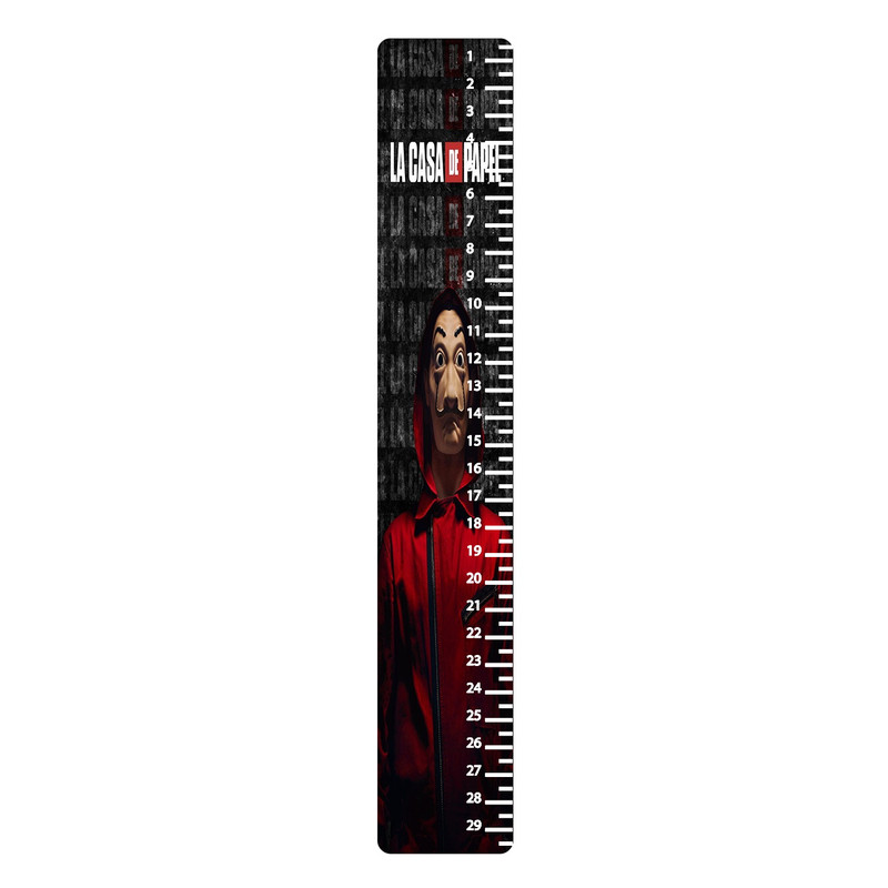 خط کش 30 سانتی متر طرح Money Heist کد 2131