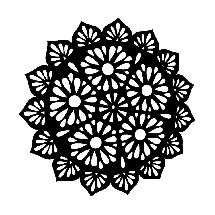 شابلون باتیس آرت طرح تذهیب کد 171