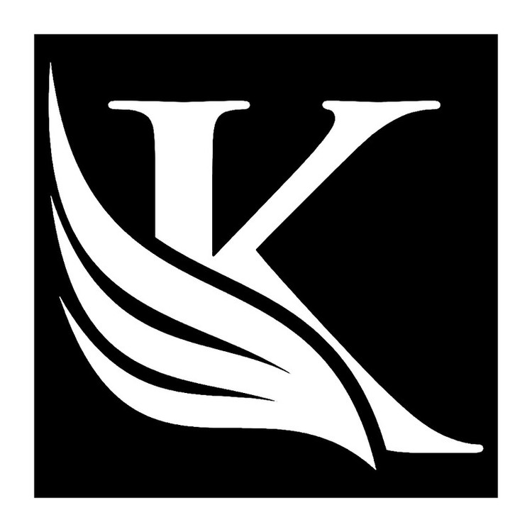 شابلون باتیس آرت طرح حرف K کد 882