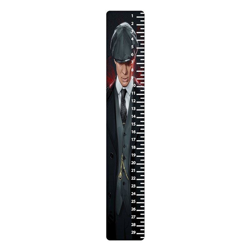 خط کش 30 سانتی متر طرح Peaky Blinders کد 2146