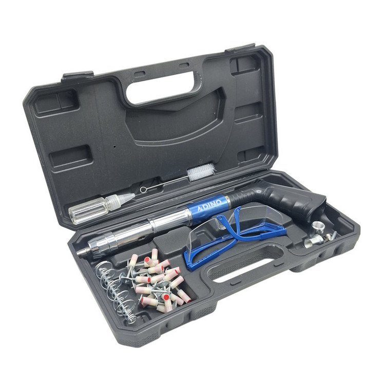 میخ کوب صنعتی دینو مدل Powerful tool سایز 20- 50 میلی متر به همراه 20 عدد میخ چاشنی مجموعه 30 عددی