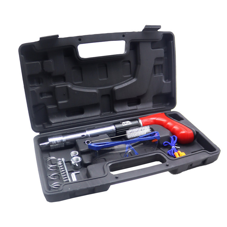 میخ کوب صنعتی بلک بول مدل YP-BL7308-STEEL NAIL GUN سایز 42-25 میلی متر مجموعه 10 عددی