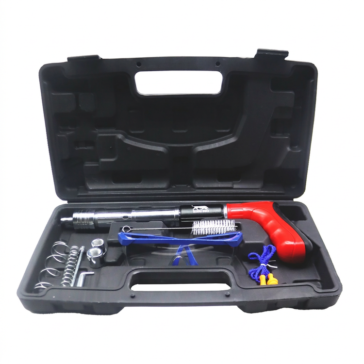 میخ کوب صنعتی بلک بول مدل YP-BL7308-STEEL NAIL GUN سایز 42-25 میلی متر مجموعه 10 عددی