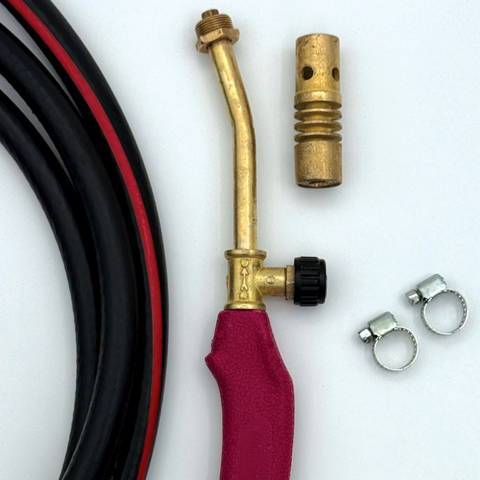 سرپیک شعله افکن مدل Av-coll-03 به همراه بست و شلنگ مجموعه 4 عددی