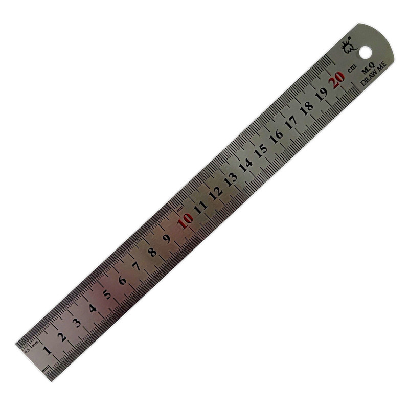 خط کش 20 سانتی متری ام کیو مدل فلز کد 20