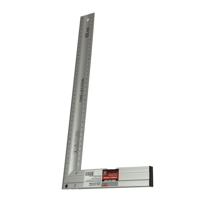 گونیا نجاری وان اکشن مدل تراز دار کدSMT-ONE ACTION-40CM-TARAZDARسایز 40 سانتی متر