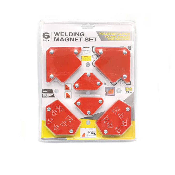 گونیا جوشکاری مدل WELDING-MAGNET-6 PC مجموعه 6 عددی