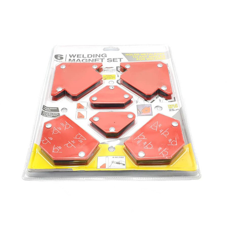 گونیا جوشکاری مدل WELDING-MAGNET-6 PC مجموعه 6 عددی