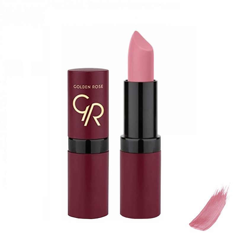 رژلب گلدن رز مدل Velvet شماره 07