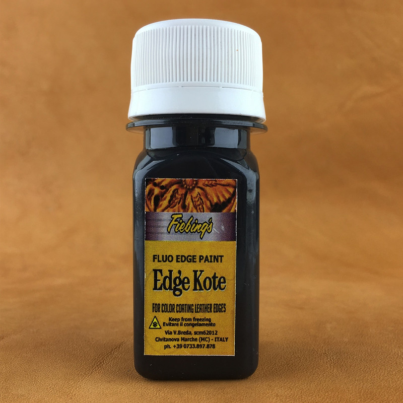 رنگ مشکی لبه چرم ادج کوت مدل 20ml حجم 20 میلی لیتر
