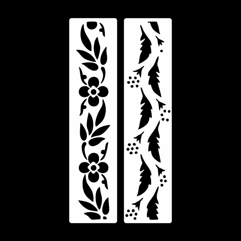 شابلون دکو رستا کد S102 مجموعه 2 عددی