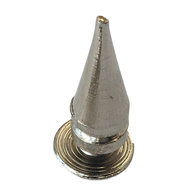 یراق اسپایک چرم دوزی مدل میخی کد SPK20x2 بسته 2 عددی