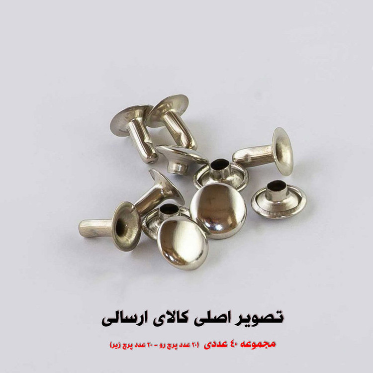 پرچ زیر و رو مدل PS20L مجموعه 40 عددی