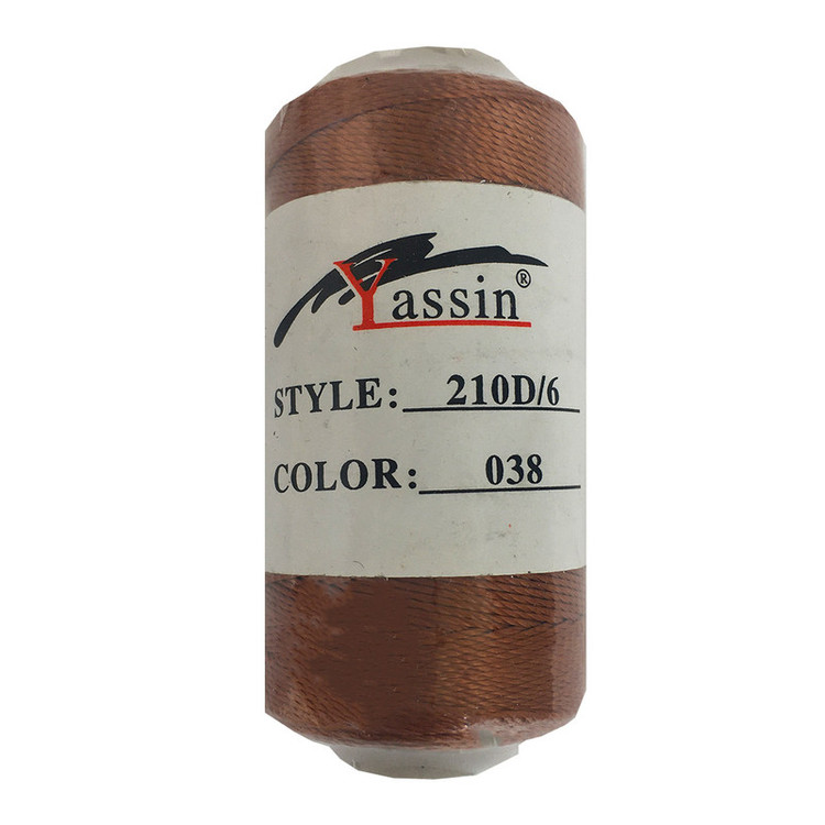 نخ دوخت چرم دوزی مدل یاسین کد 210D/6-038