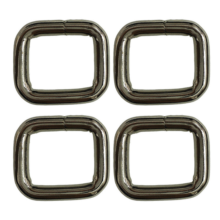 یراق کیف مدل چهارگوش کد 4Stl2Cm بسته 4 عددی