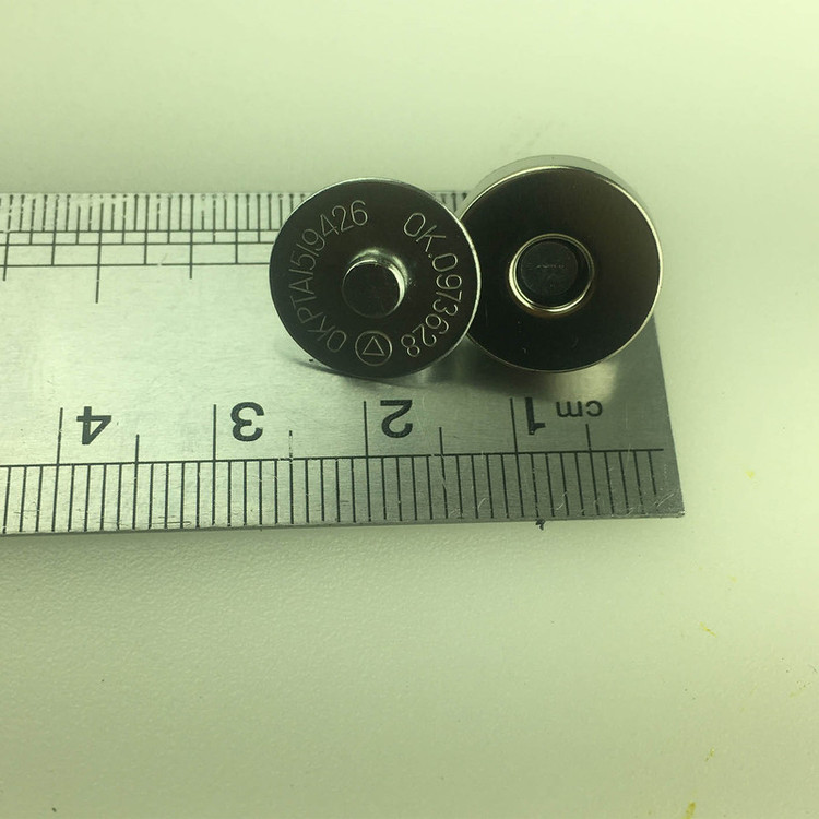 دکمه آهنربایی مدل SML5 کد Steel بسته 5 عددی