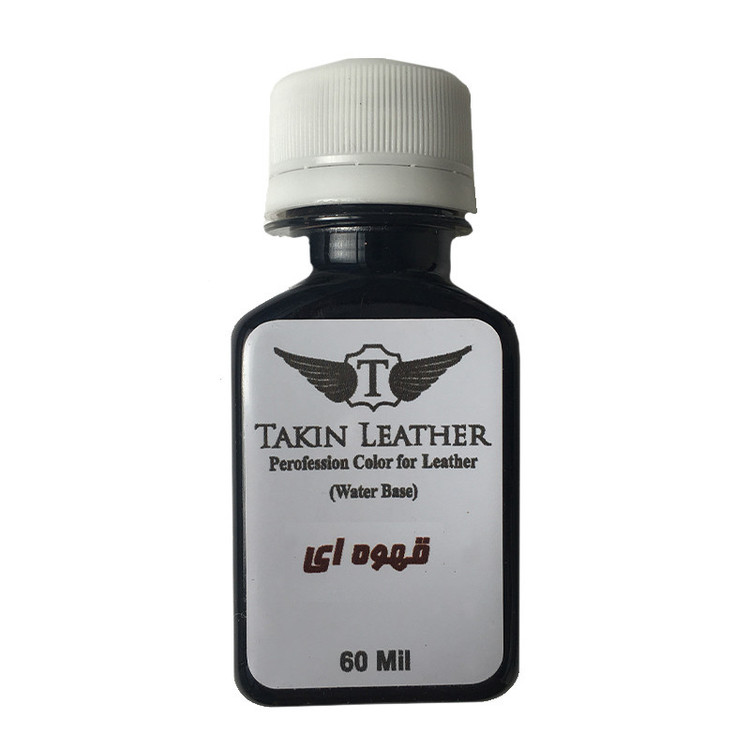رنگ رویه چرم تکین مدل حکاکی کد 3XBasic حجم 60 میلی لیتر بسته 3 عددی