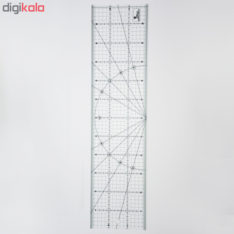 خط کش ۶۰ سانتی متری گلدون طرح الفا کد G 6015