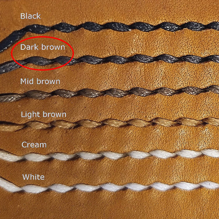 نخ موم دار مدل Dark-Brown050 طول 50 متر