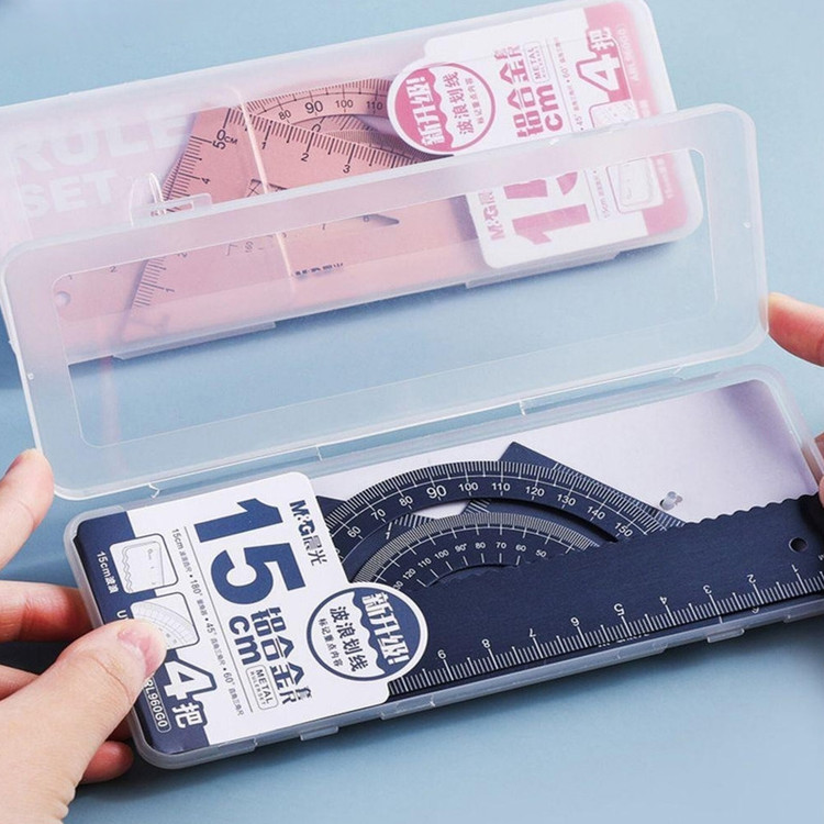 ست خطکش اماندجی مدل ARL960G011 بسته 4 عددی