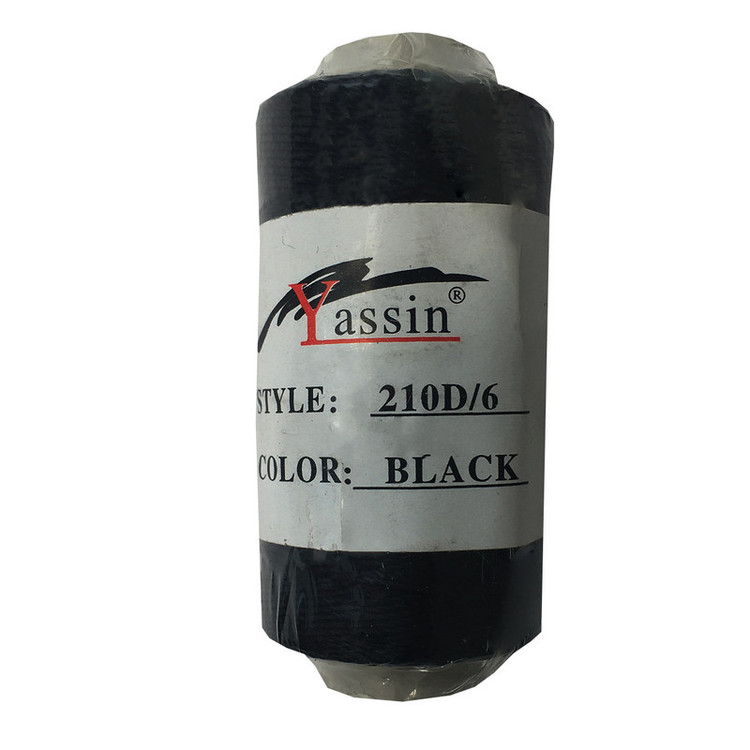 نخ دوخت چرم دوزی یاسین کد 210D/6-Black
