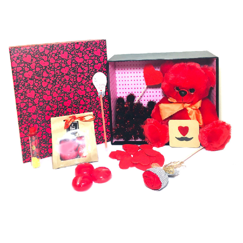 ست هدیه عروسک مدل Lovly Bear24