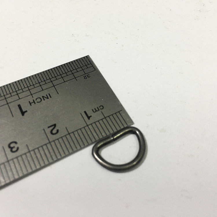 یراق چرم دوزی مدل 10XR1cm-Black بسته 10 عددی