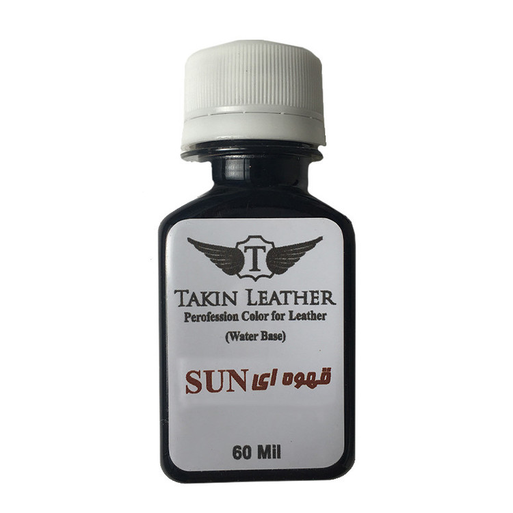رنگ رویه چرم تکین مدل حکاکی کد 4XbRWN حجم 60 میلی لیتر بسته 4 عددی