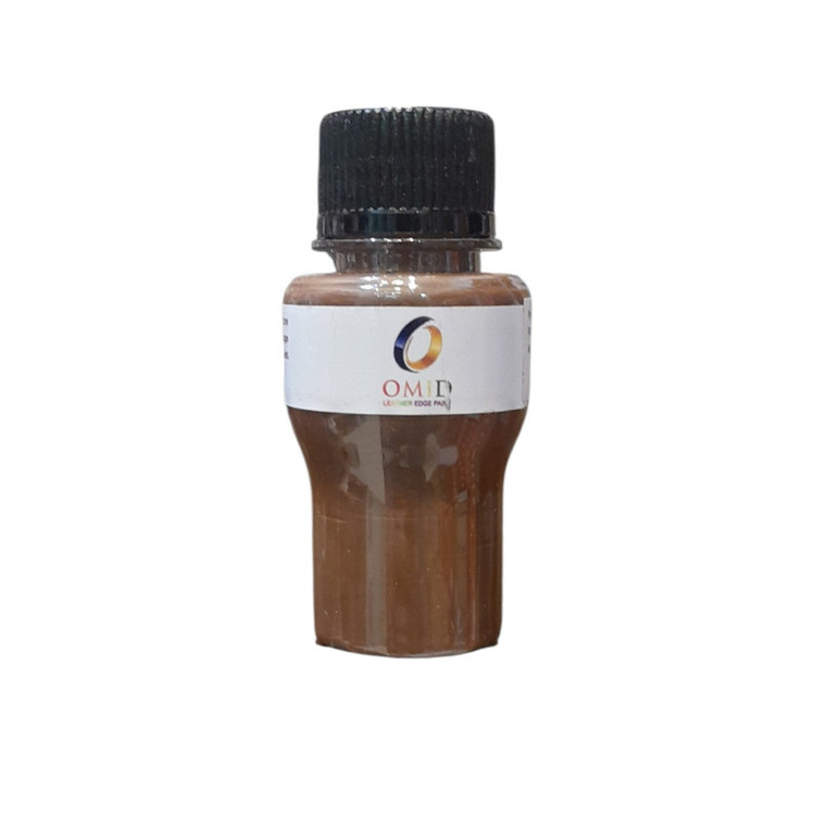 محلول رنگ قهوه ای روشن لبه چرم امید مدل O-Bi104 وزن 100 گرم