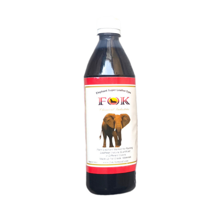 رنگ چرم مبلمان و خودرو فوک مدل FO.BLK500 حجم 500 میلی لیتر