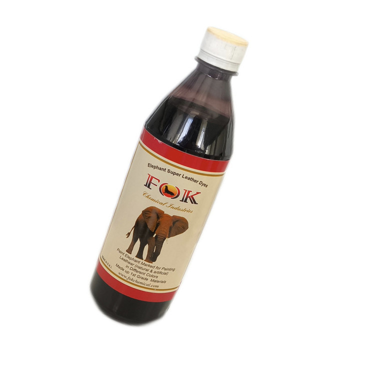رنگ چرم مبلمان و خودرو فوک مدل FO.BLK500 حجم 500 میلی لیتر