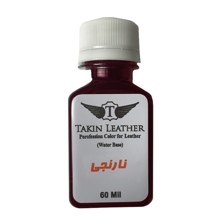 رنگ رویه چرم تکین مدل حکاکی کد 4XColored حجم 60 میلی لیتر بسته 4 عددی