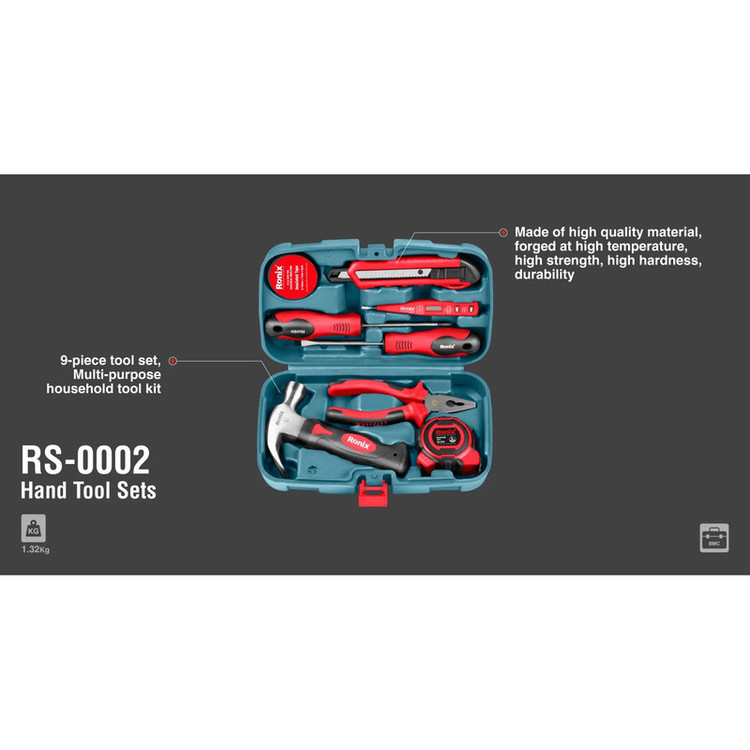 مجموعه 8 عددی ابزار رونیکس مدل RS-0002