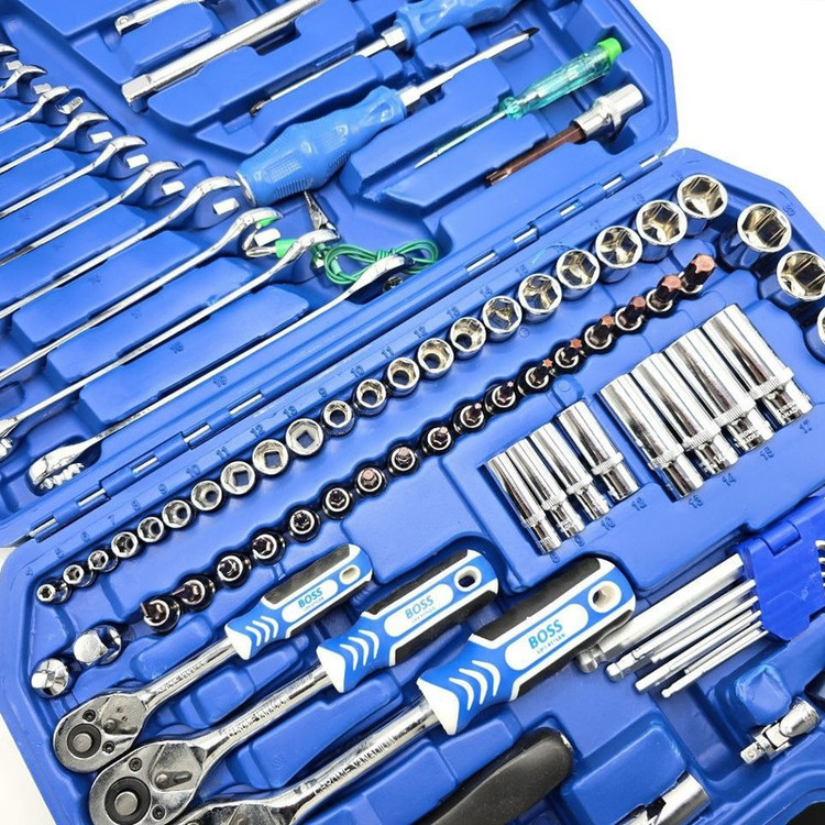 مجموعه 121 عددی ابزار دستی باس مدل bs-121pcs