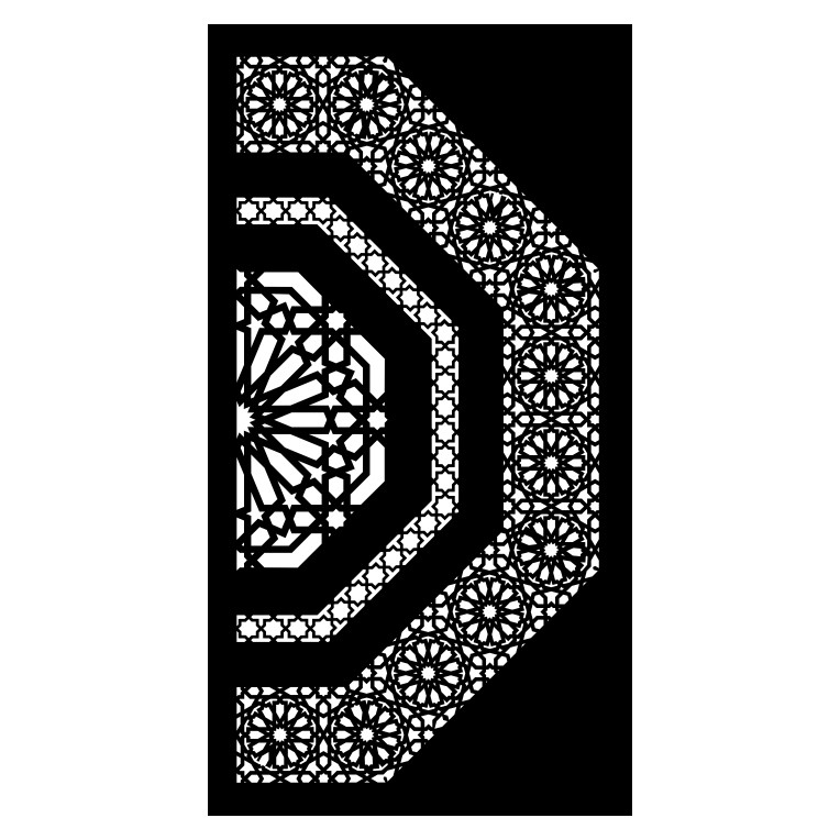 شابلون مدل گره چینی کد SP603-2