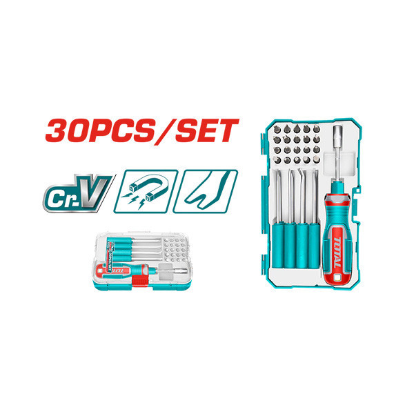 مجموعه 31 عددی ابزار دستی توتال مدل TACSD30306