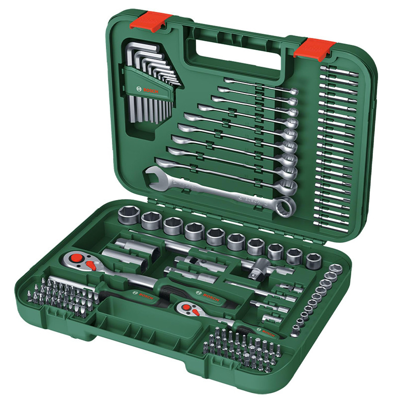 مجموعه 132 عددی ابزار دستی بوش کد 1600A02Z9B
