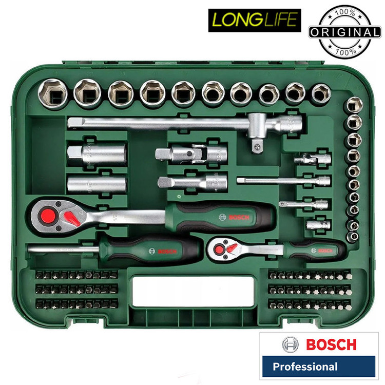 مجموعه 132 عددی ابزار دستی بوش کد 1600A02Z9B