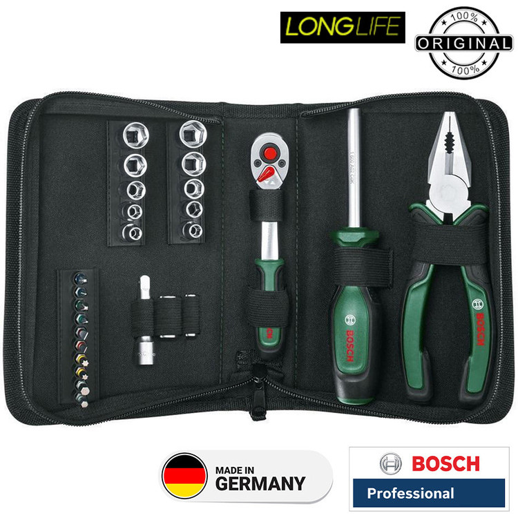 مجموعه 26 عددی ابزار دستی بوش مدل SET BAG 26-BY2