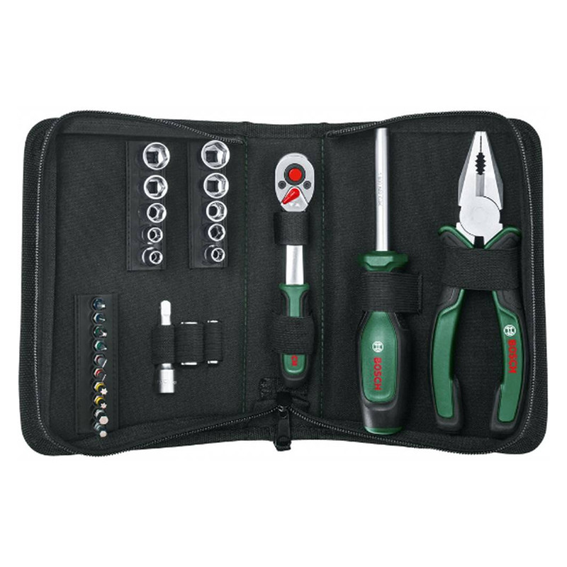 مجموعه 26 عددی ابزار دستی بوش مدل فوق حرفه ای SET 26 BAG 1600A02BY2