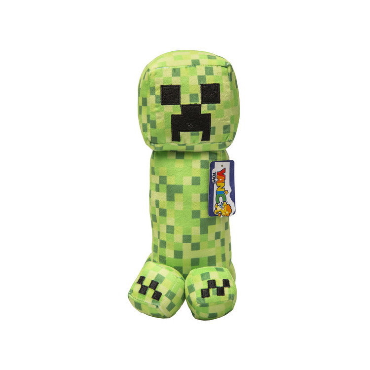 عروسک یانیک مدل کریپر طرح ماینکرفت کد 100332 ارتفاع 32 سانتی متر
