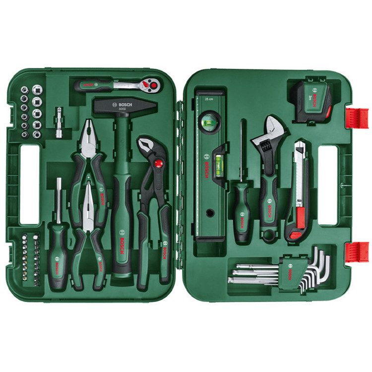 مجموعه 52 عددی ابزار دستی بوش مدل فوق حرفه ای کد 52 BOX-PRO
