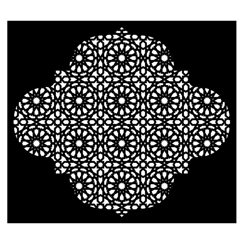 شابلون مدل گره چینی کد SP607-1