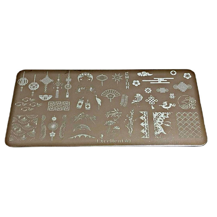 شابلون طراحی ناخن اکسلنت مدل A3