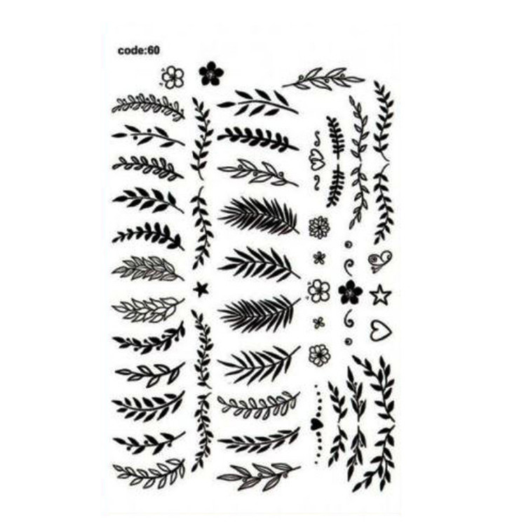 برچسب لنز ناخن کد 60