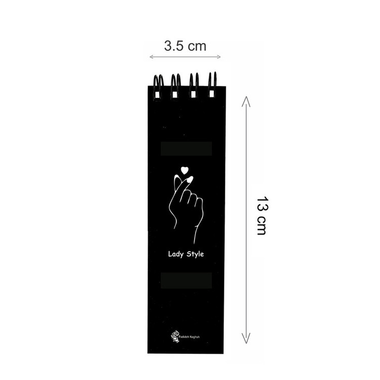 دفترچه یادداشت پدیده نقش مدل mini bell کد 274