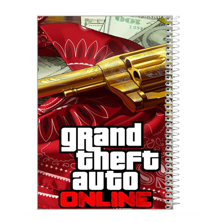دفترچه یادداشت 40 برگ طرح GTA کد ig14