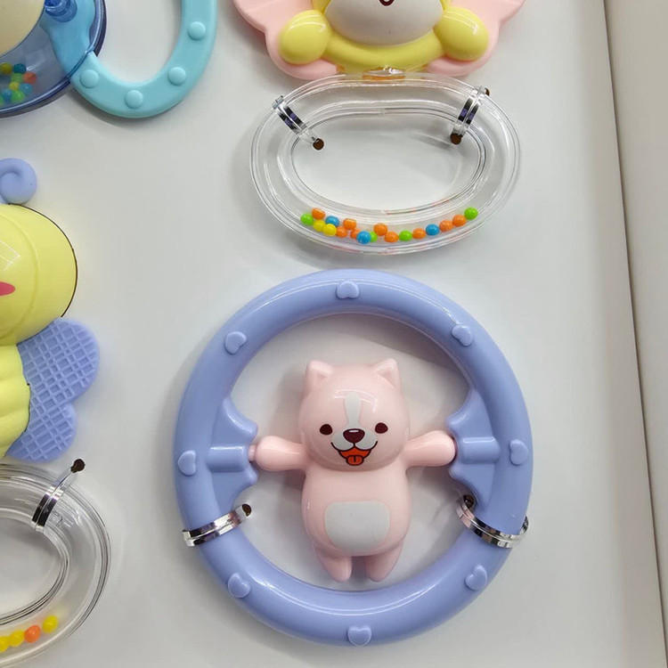 جغجغه ناب سل مدل هانگر مجموعه 6 عددی کد BABY RATTLES HANGER HAPPY WORLD