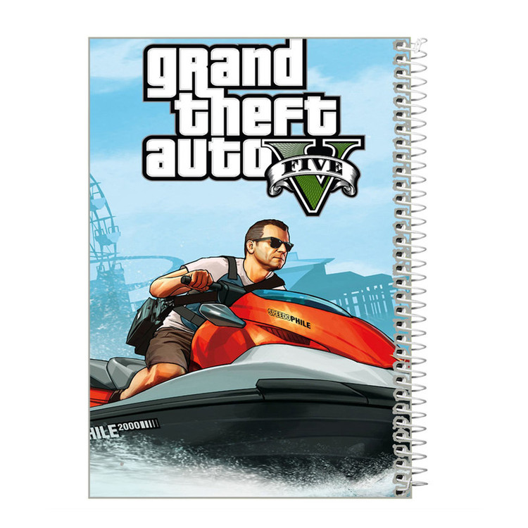 دفترچه یادداشت 40 برگ طرح GTA کد ig5